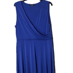 Tiana B. "Dress Please!" Women’s 139581-J SIZE XL BLUE New York Dress Royal Blue